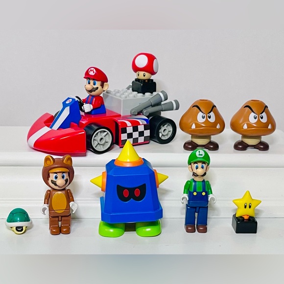 K'NEX Mario 3D Land Prongo Building Set+9 K'NEX Figures+Mario Kart+2 Plush - Picture 5 of 10
